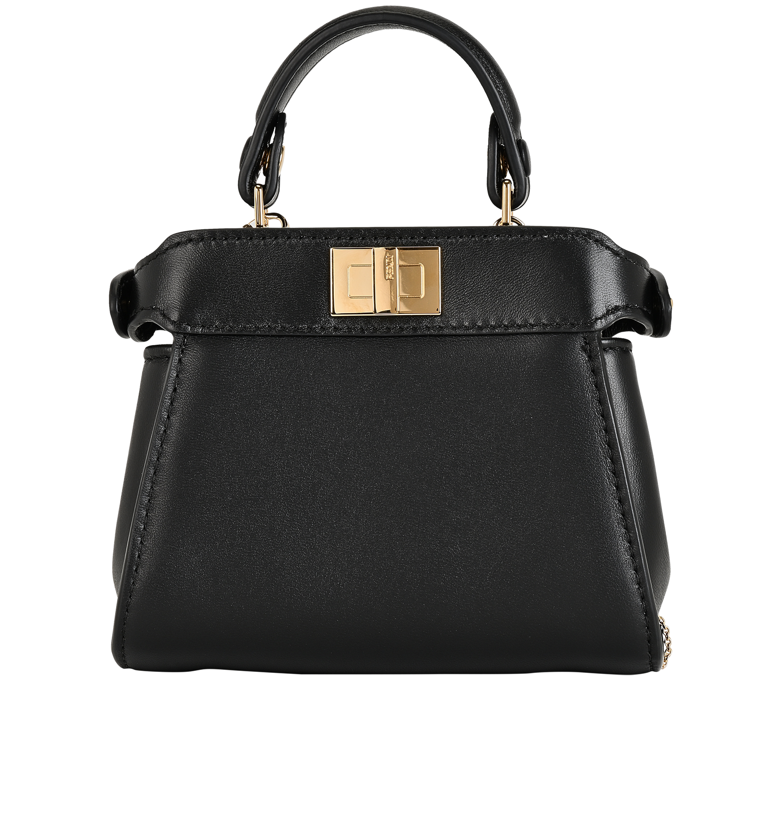Nano Peekaboo, &pound;820, Handbags, Black, Leather, Back view